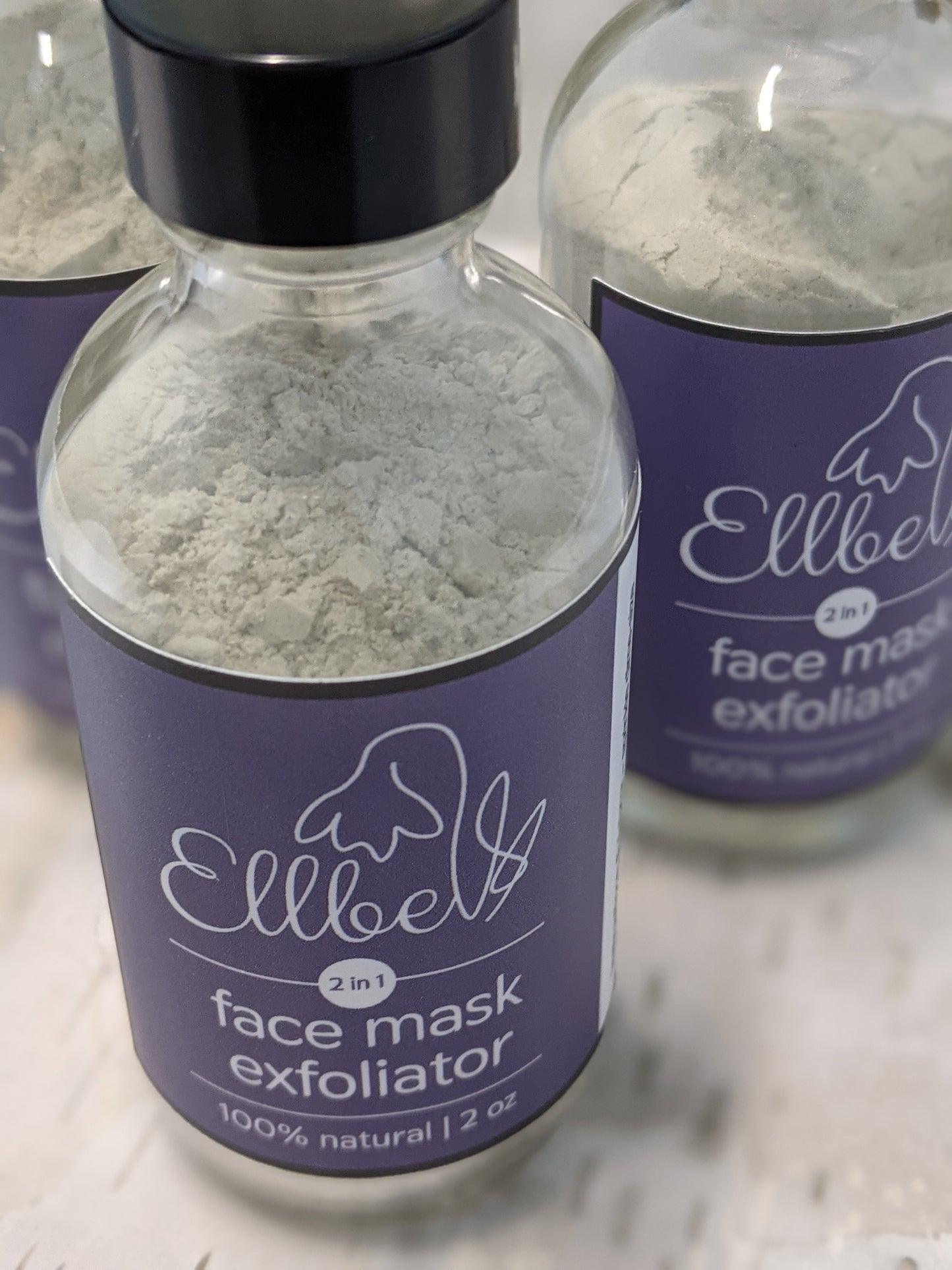 Face mask and exfoliator, Ellbe skincare